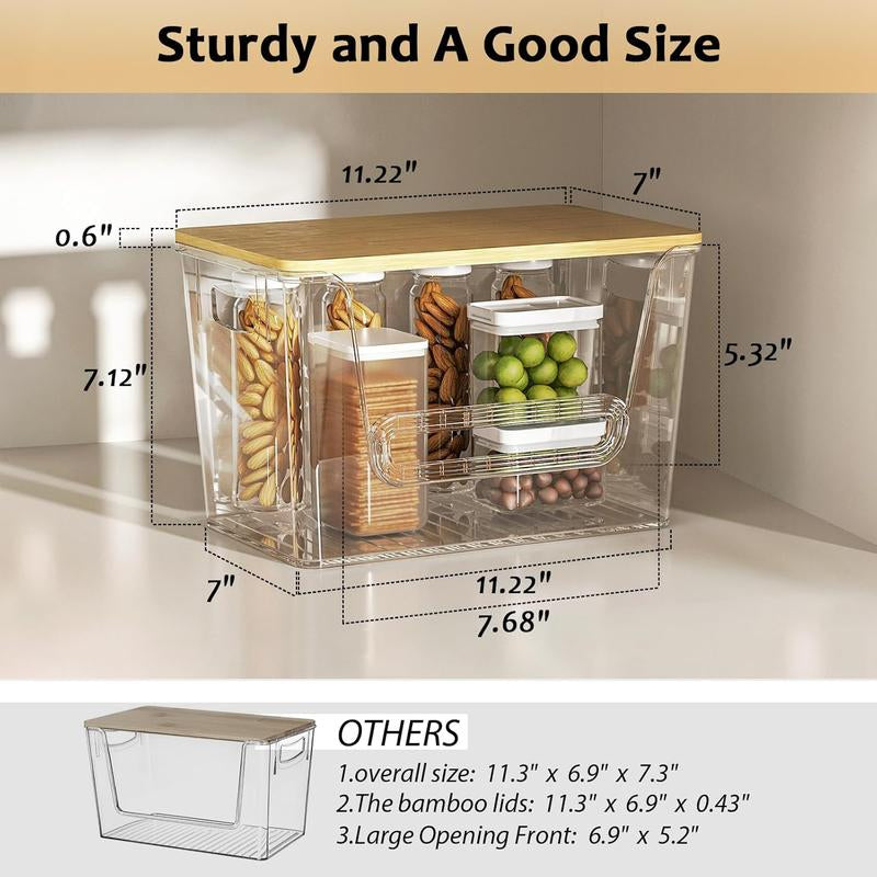 LAMU Stackable Acrylic Storage Boxes