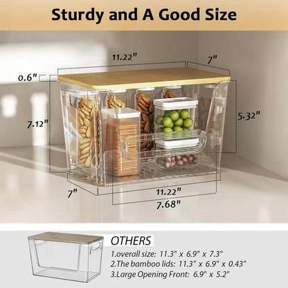 LAMU Stackable Acrylic Storage Boxes