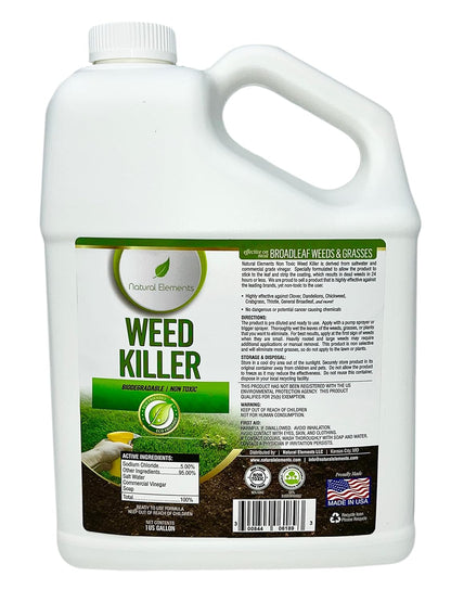 Weed Killer | Pet Safe, Safe around Children | Natural Herbicide (1 Gallon)