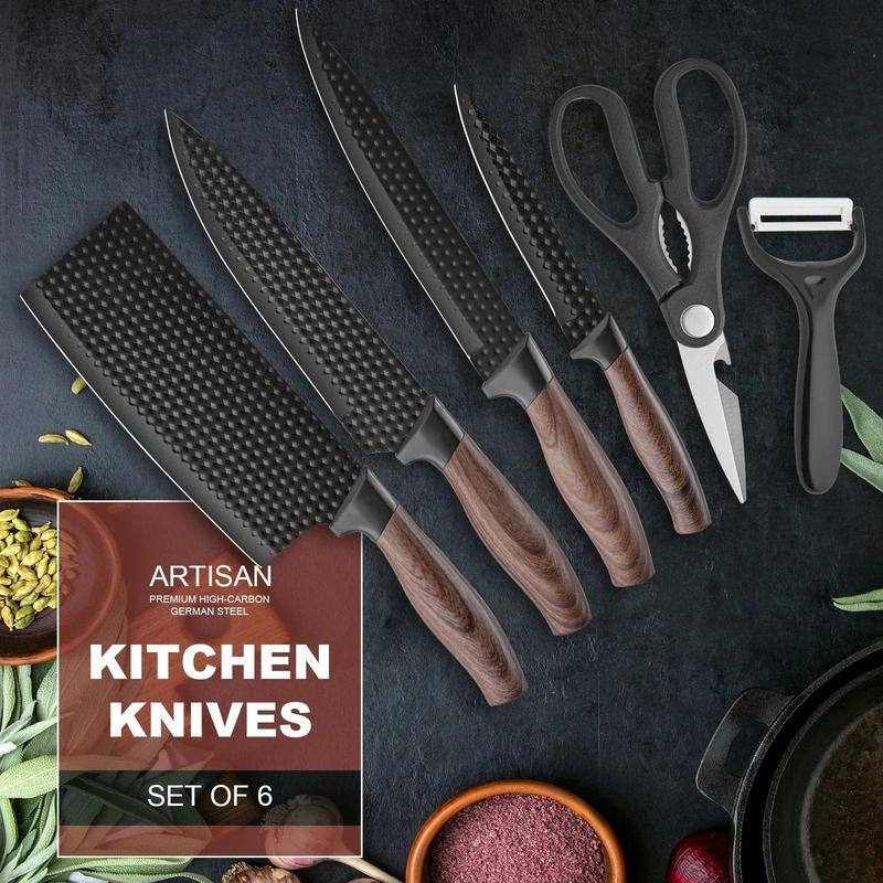Chef's Knife Sets in Matte Black