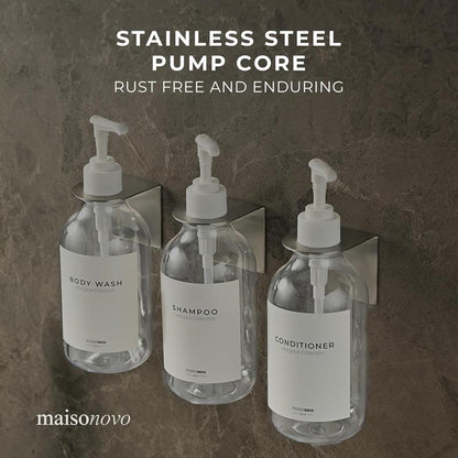 Shampoo, Conditioner, & Soap Dispense - Wall Mounted