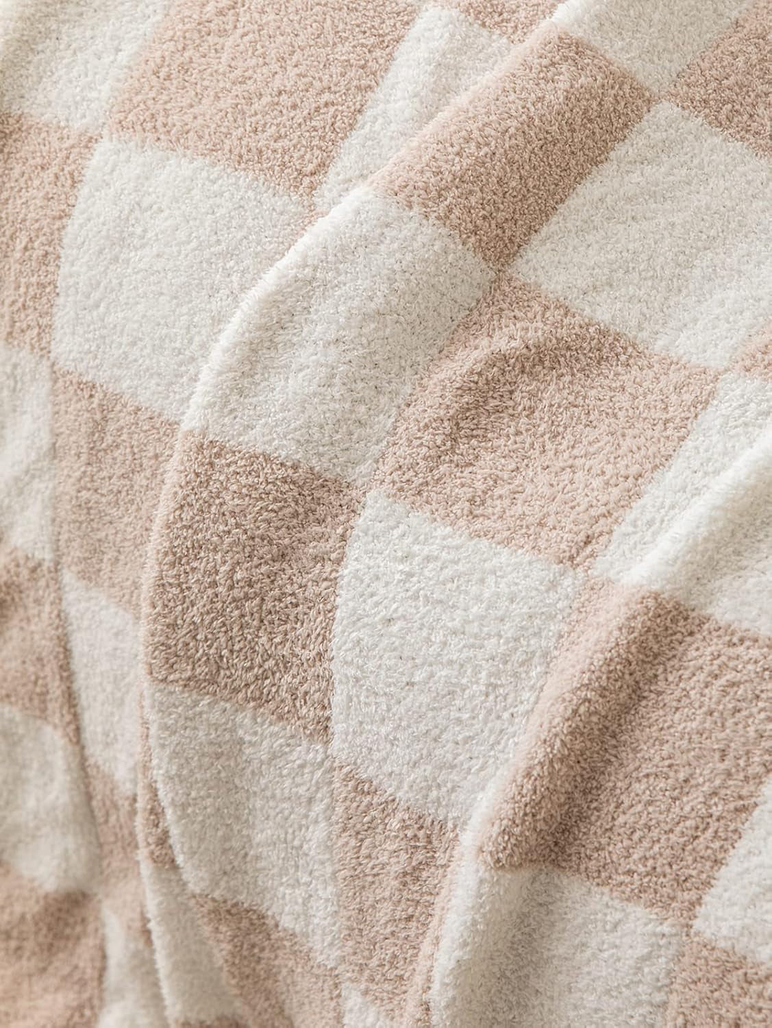 Ultra-Soft Microfiber Checkered Throw Blanket