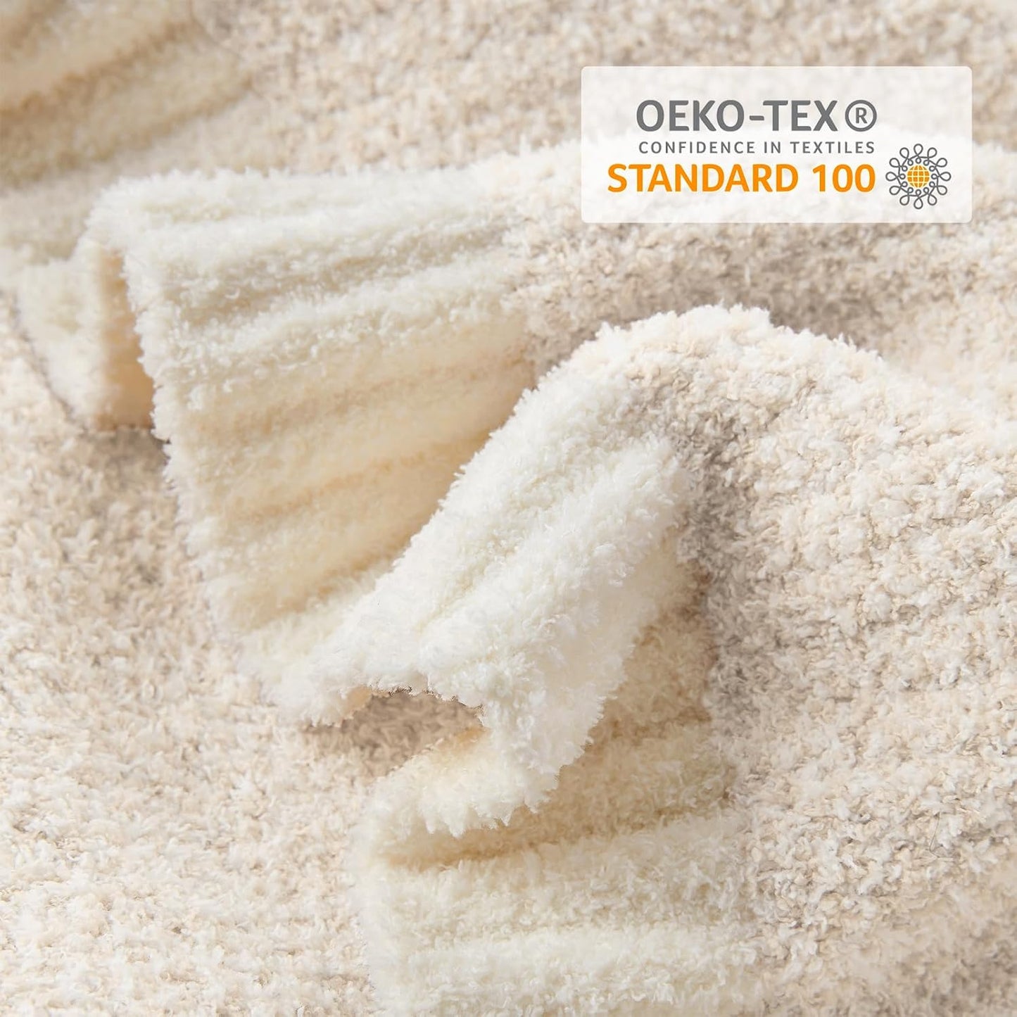 Snuggle Sac Knitted Throw Blanket